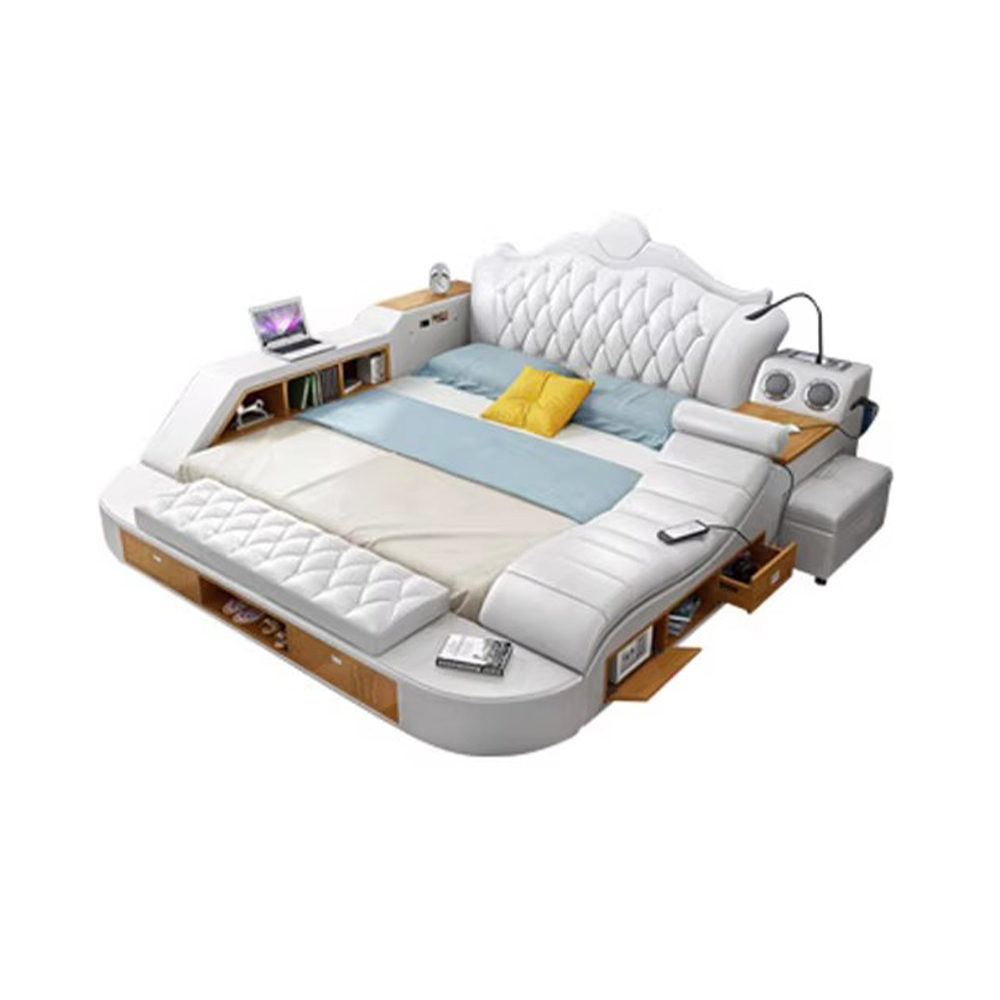Tech Queen - Lit de rangement moderne de luxe