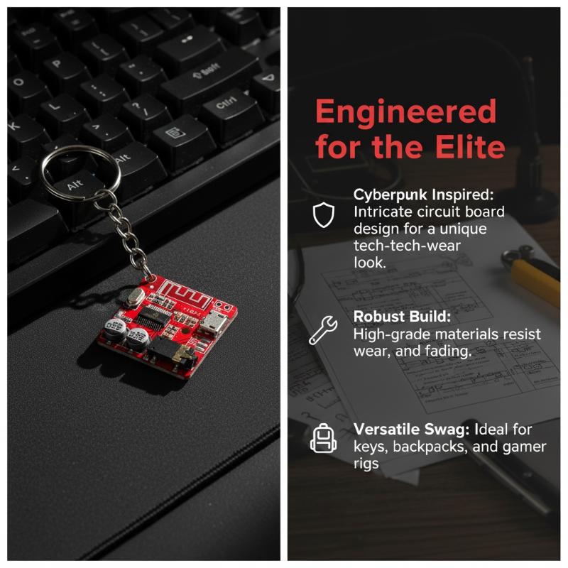 Porte-clés en forme de circuit - Tech Accessories Board avis et prix